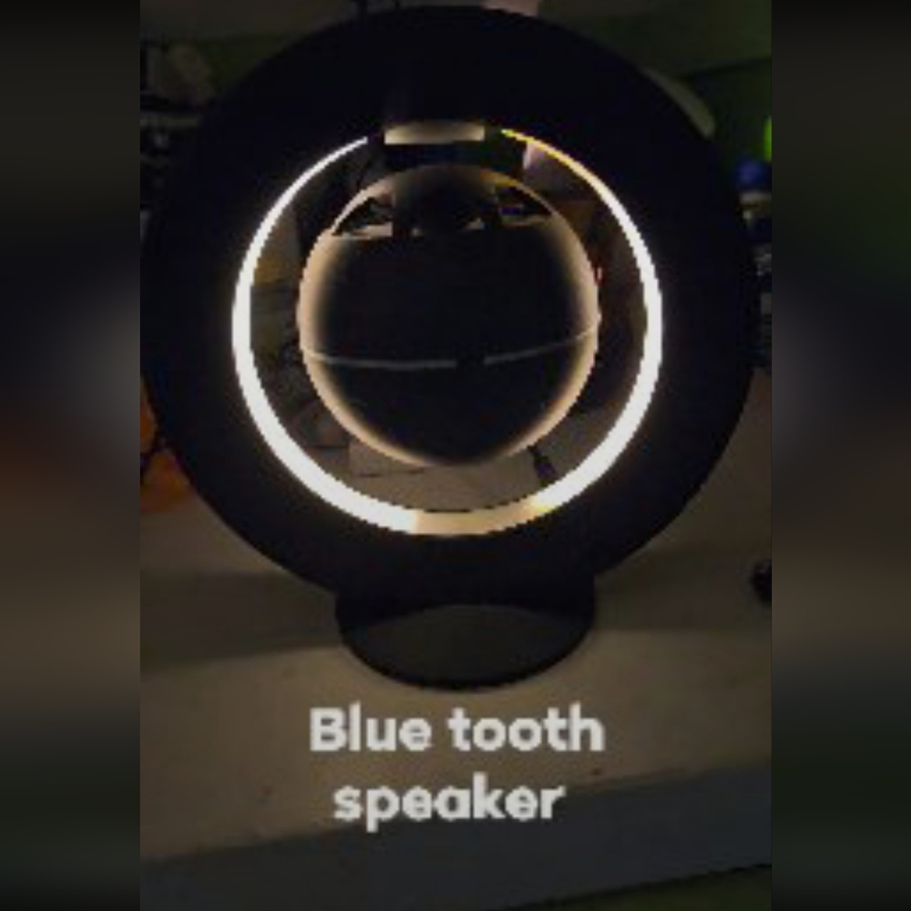 Black Bluetooth Boombox Speaker